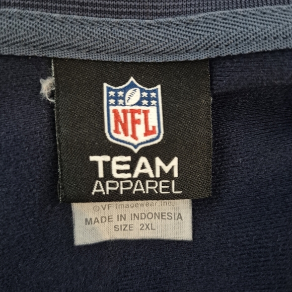 NFL Mens Seattle Seahawks Full Zip Crew Neck Sideline Coach Jacket - Size 2XL - Picture 9 of 10